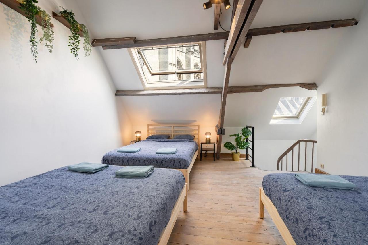 Tempel Triplex & Duplex At Historic Heart Of Antwerp Antuérpia Exterior foto